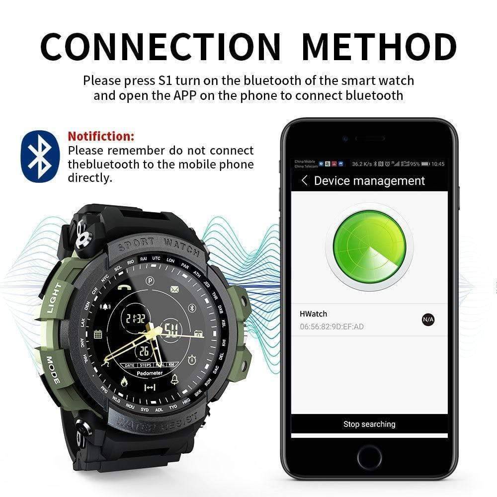 Smart Watch for Outdoor Sports - 50M Waterproof