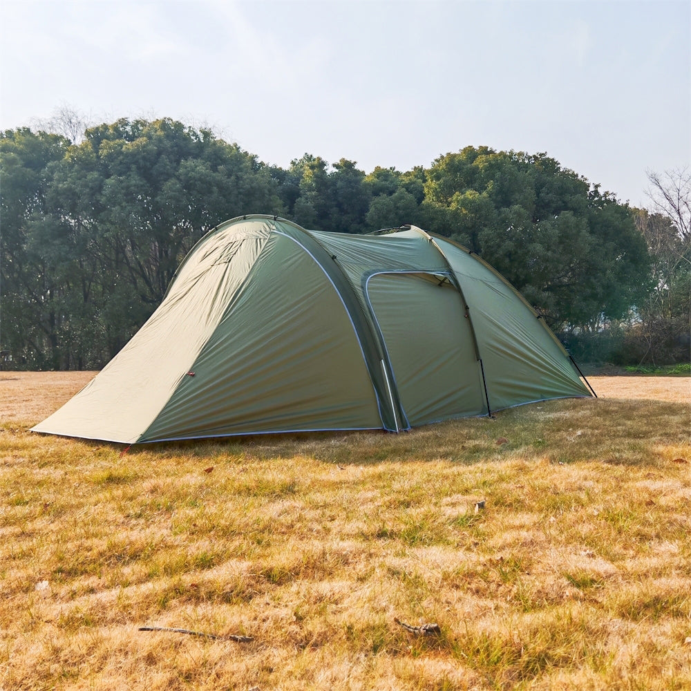 Tunnel Tent for 6 People with Canopy for Camping