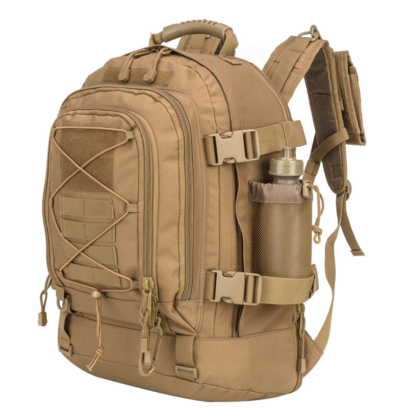 Expandable 60L Tactical Backpack for Outdoor Adventures