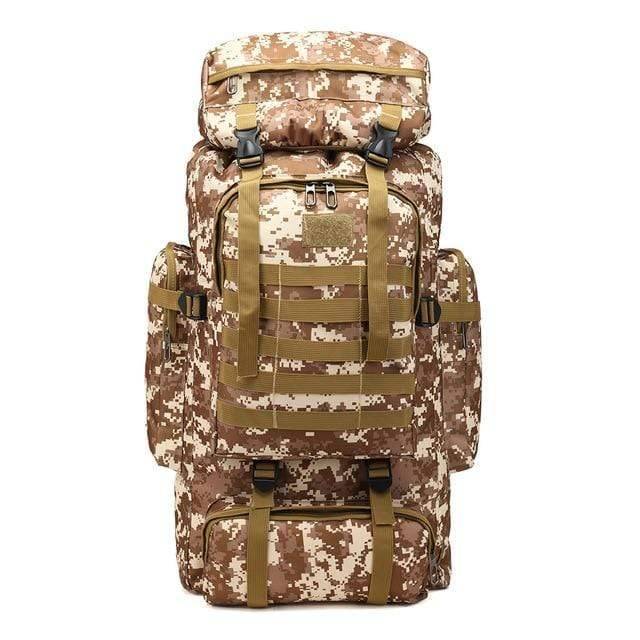 Outdoor Adventure Backpack - 60L Tactical Gear for Exploration
