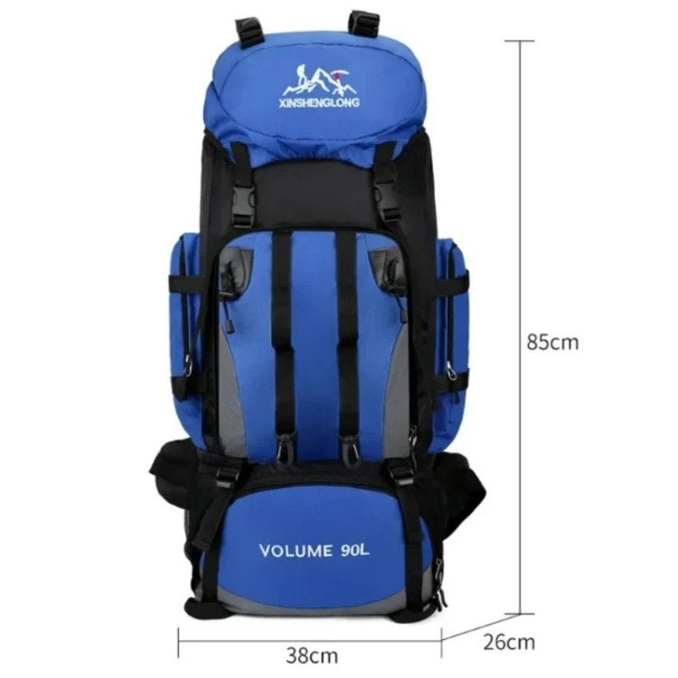 90L Waterproof Backpack for Hiking - Lightweight Design