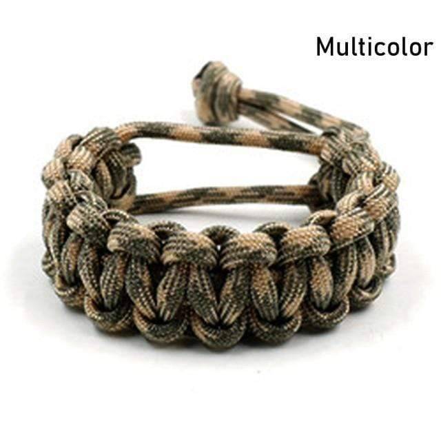 Survival Bracelet with Adjustable Paracord Design
