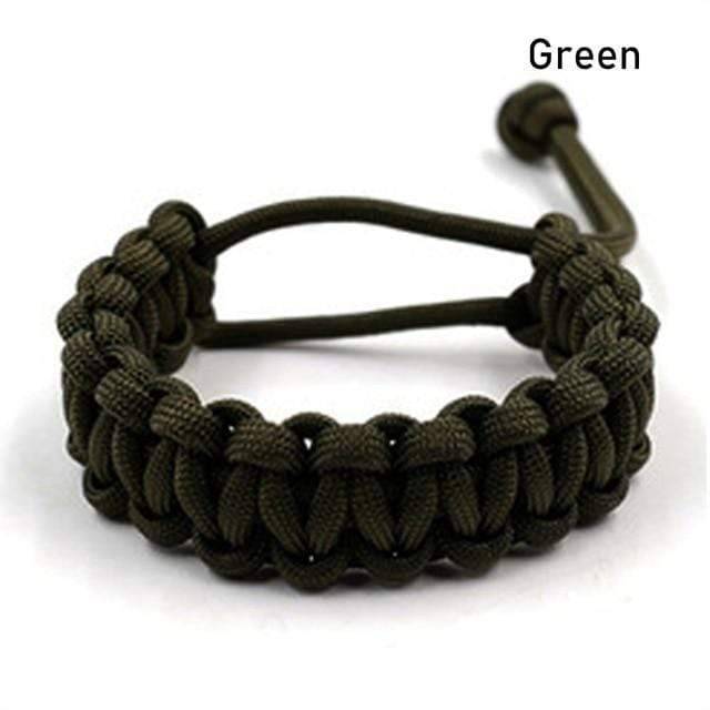 Survival Bracelet with Adjustable Paracord Design