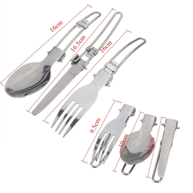 Portable Cooking Set for Camping Outdoors
