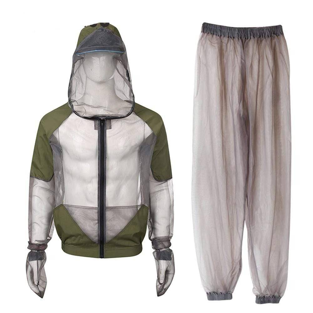 Hooded Suit for Outdoor Protection Against Mosquitoes - Lightweight
