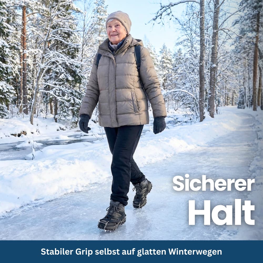 Winter Traction Ice Cleats with Anti-Slip Design
