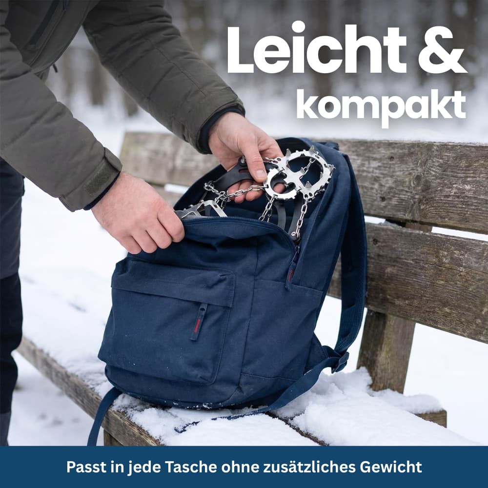 Winter Traction Ice Cleats with Anti-Slip Design
