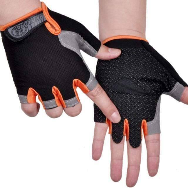 Cycling Gloves Without Fingers Featuring Improved Grip