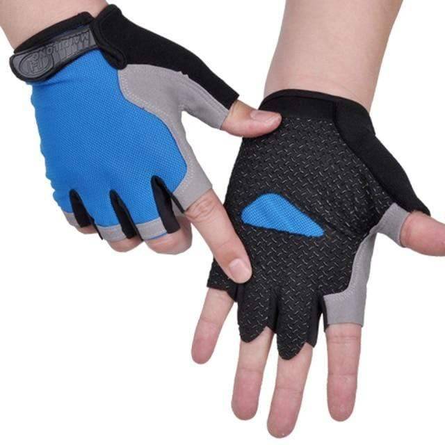 Cycling Gloves Without Fingers Featuring Improved Grip