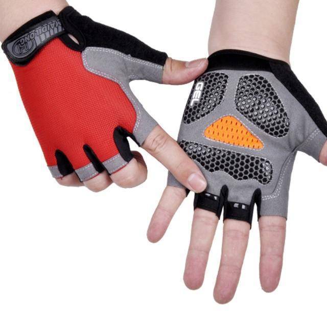 Cycling Gloves Without Fingers Featuring Improved Grip