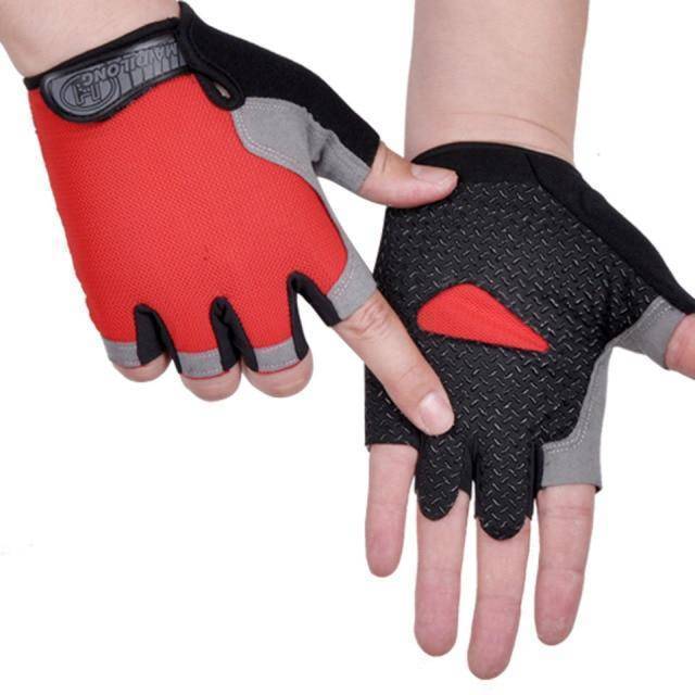 Cycling Gloves Without Fingers Featuring Improved Grip