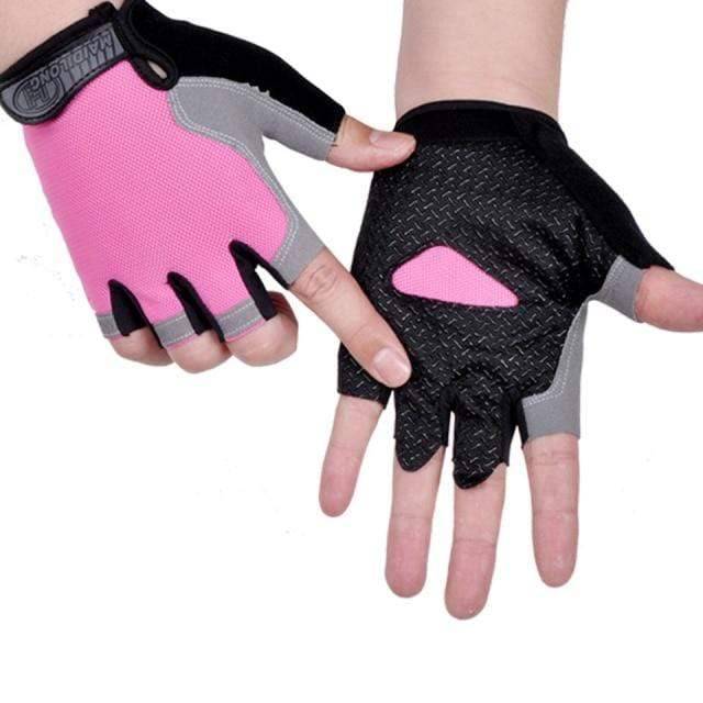 Cycling Gloves Without Fingers Featuring Improved Grip