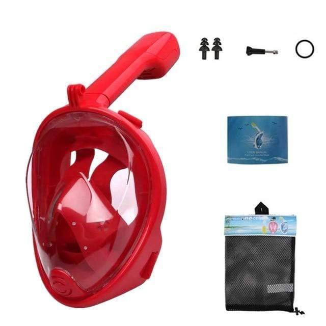 Underwater Exploration Full Face Diving Mask with Anti-Fog Feature