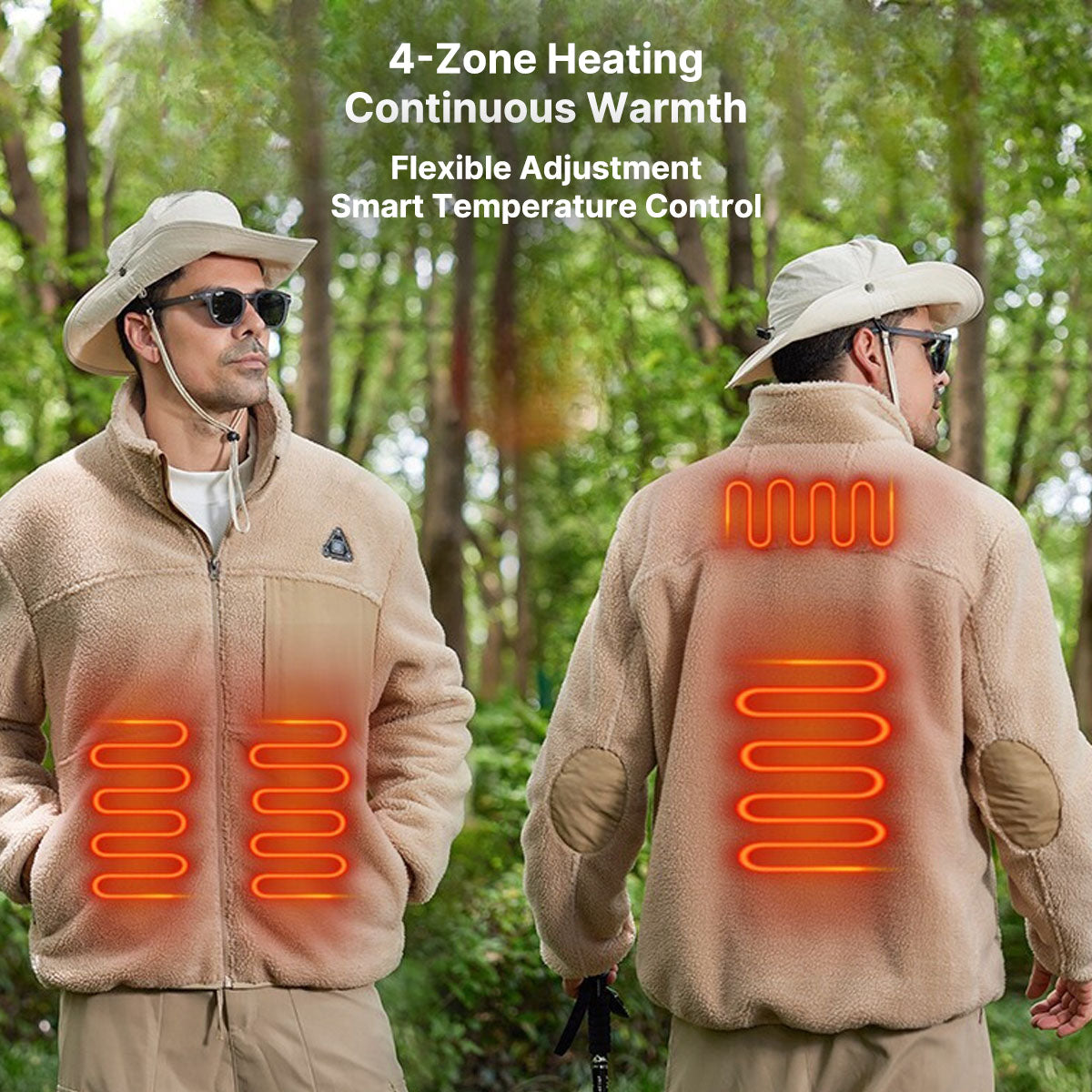 Outdoor Jacket with Heating Features