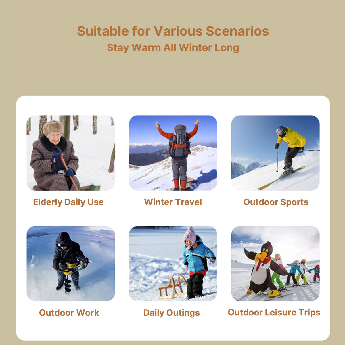 Outdoor Jacket with Heating Features