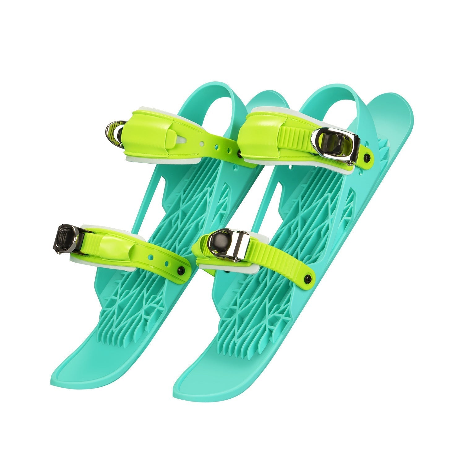 Compact Snow Skates for Adults and Children - Mini Skiing Gear