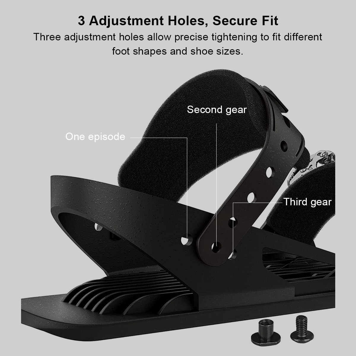 Compact Snow Skates for Adults and Children - Mini Skiing Gear