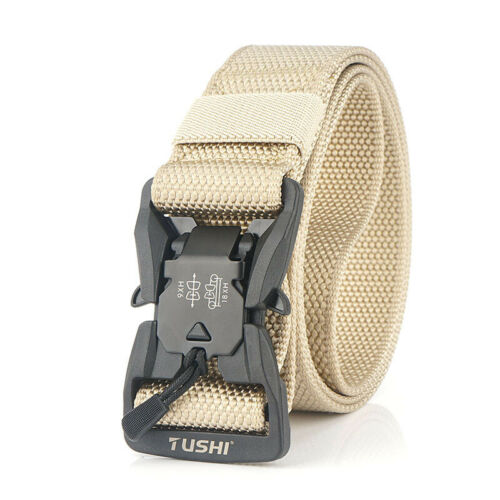 Tactical Web Belt in Durable Nylon with Quick-Release Buckle
