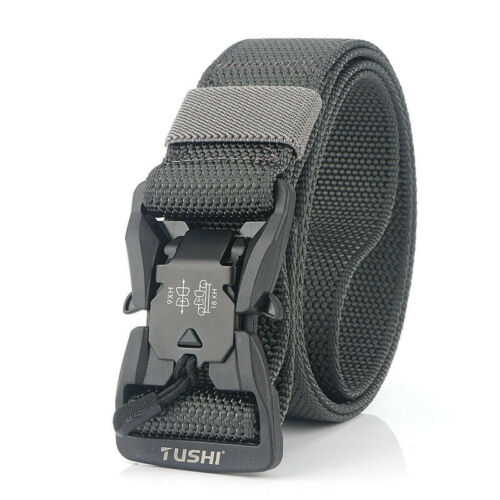 Tactical Web Belt in Durable Nylon with Quick-Release Buckle