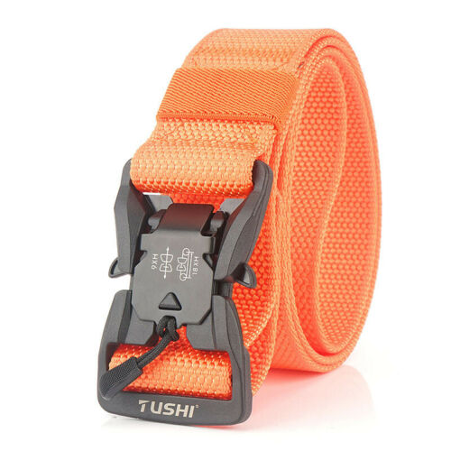 Tactical Web Belt in Durable Nylon with Quick-Release Buckle