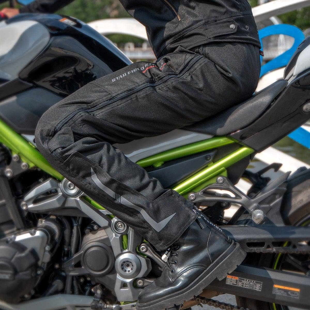 Motorcycle Cargo Pants with Quick Release Feature