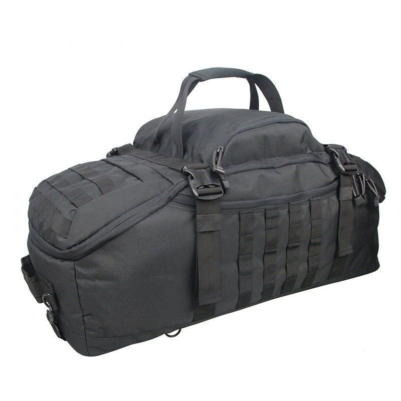 Waterproof Military Duffel Backpack - 3-in-1 Travel Gym Bag