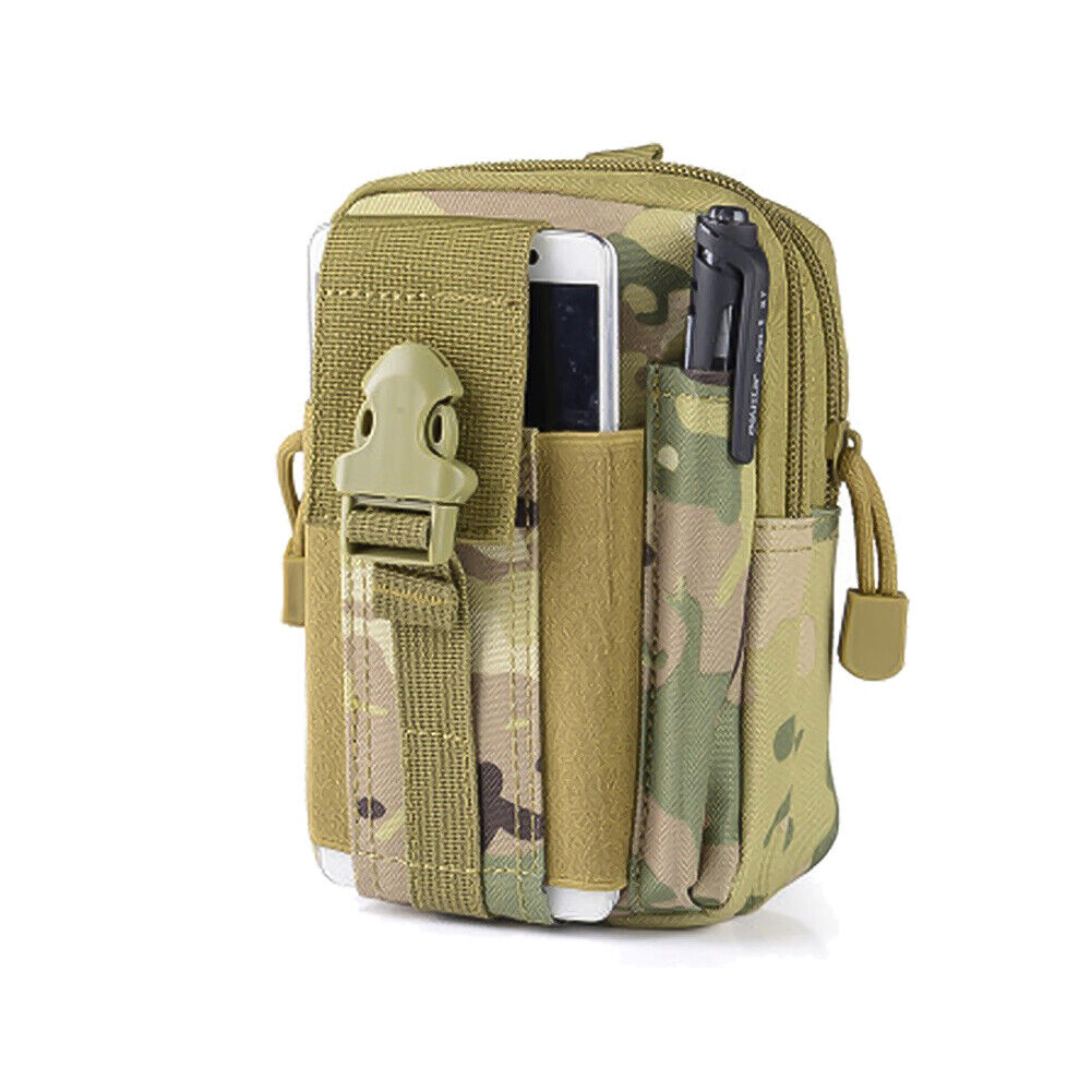 Military Utility Bag - EDC Belt Pouch with MOLLE System