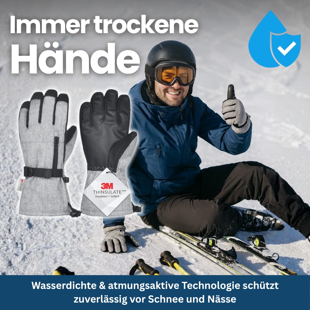 Waterproof Outdoor Gloves for Winter Warmth