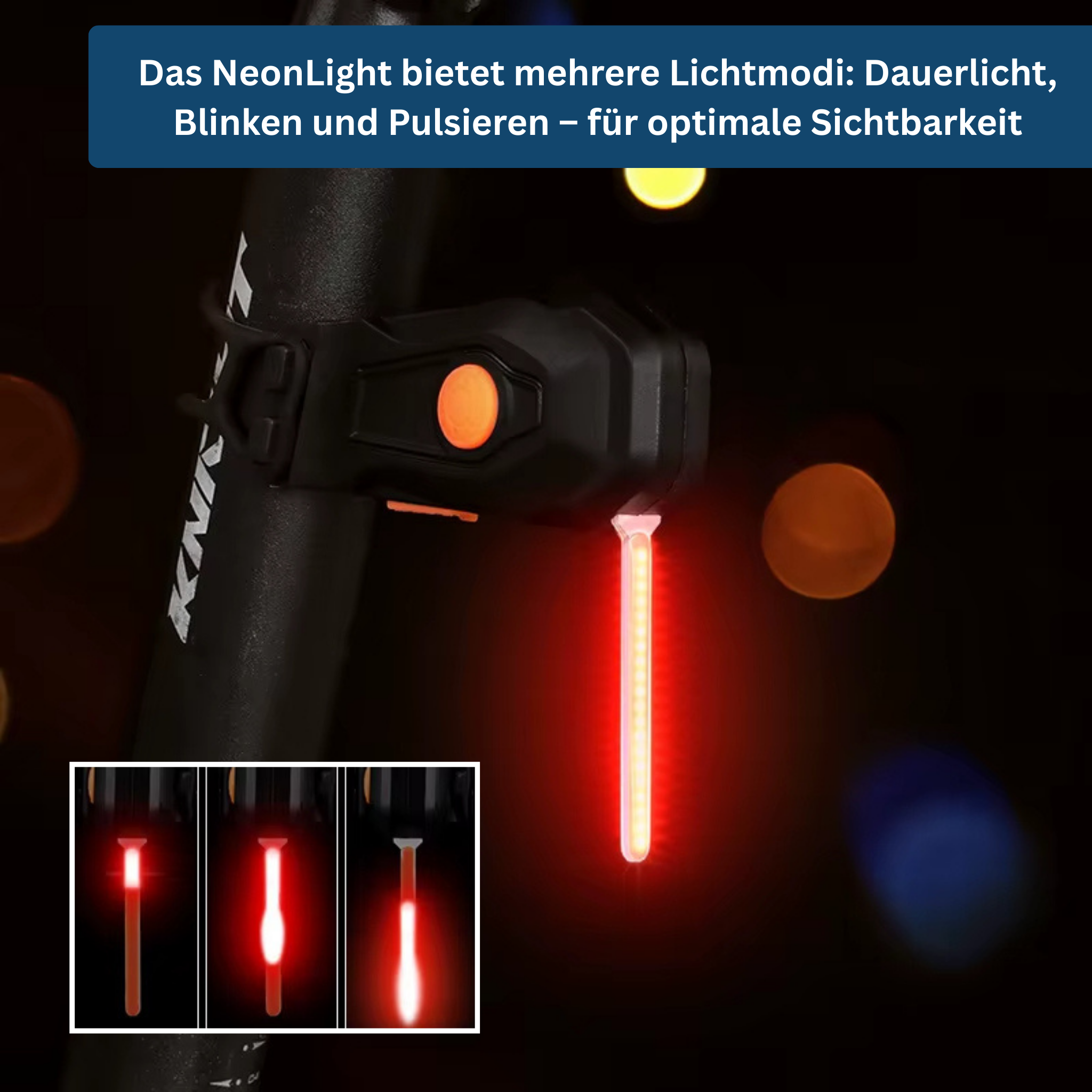 LED Bicycle Tail Light for Enhanced Visibility