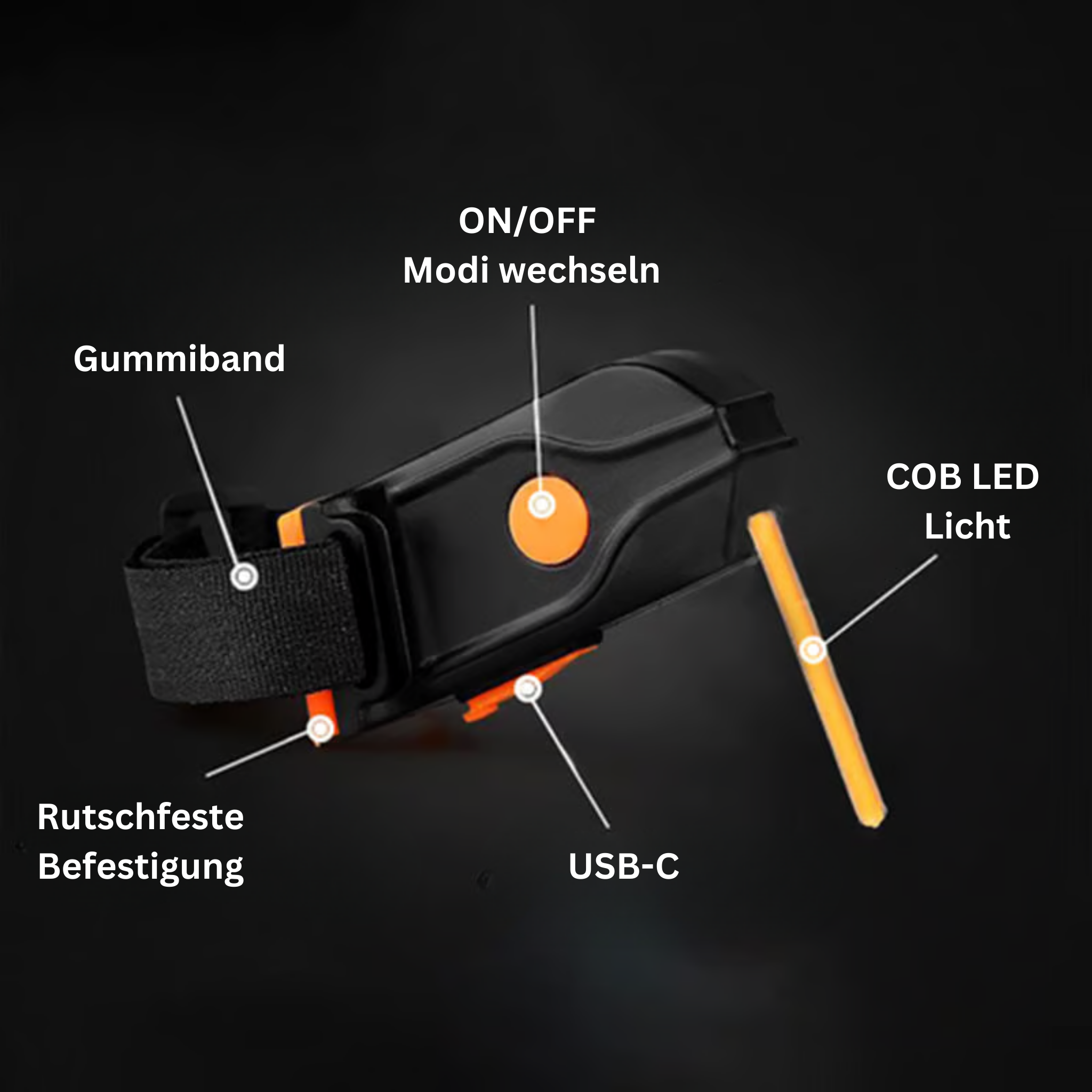 LED Bicycle Tail Light for Enhanced Visibility