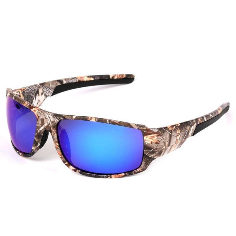 Polarized Sunglasses with Camouflage Frame and UV400 Protection