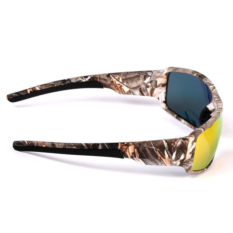 Polarized Sunglasses with Camouflage Frame and UV400 Protection