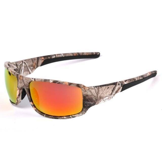 Polarized Sunglasses with Camouflage Frame and UV400 Protection
