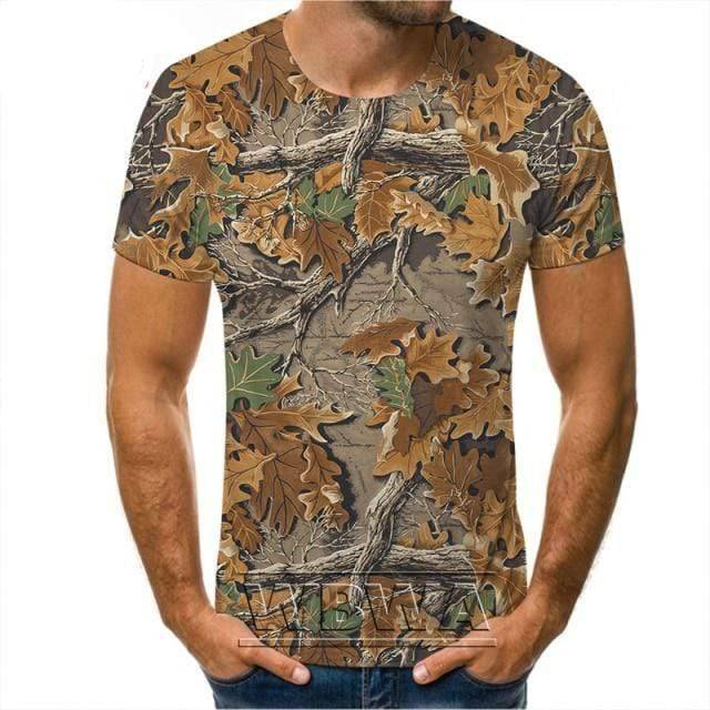 Outdoor Adventure Camouflage T-Shirt for Hunting Activities