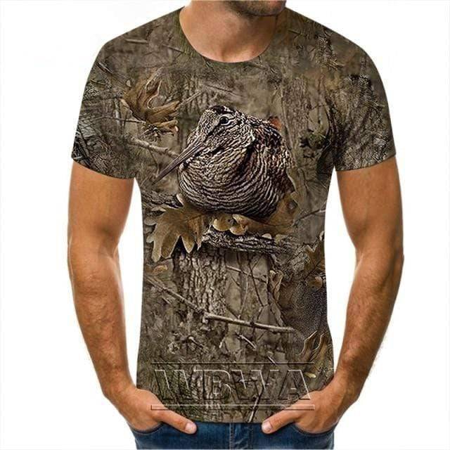 Outdoor Adventure Camouflage T-Shirt for Hunting Activities
