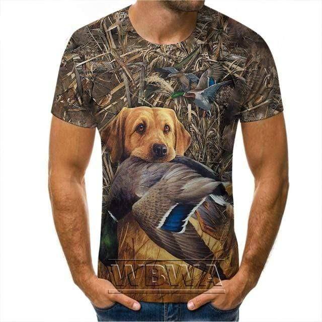 Outdoor Adventure Camouflage T-Shirt for Hunting Activities