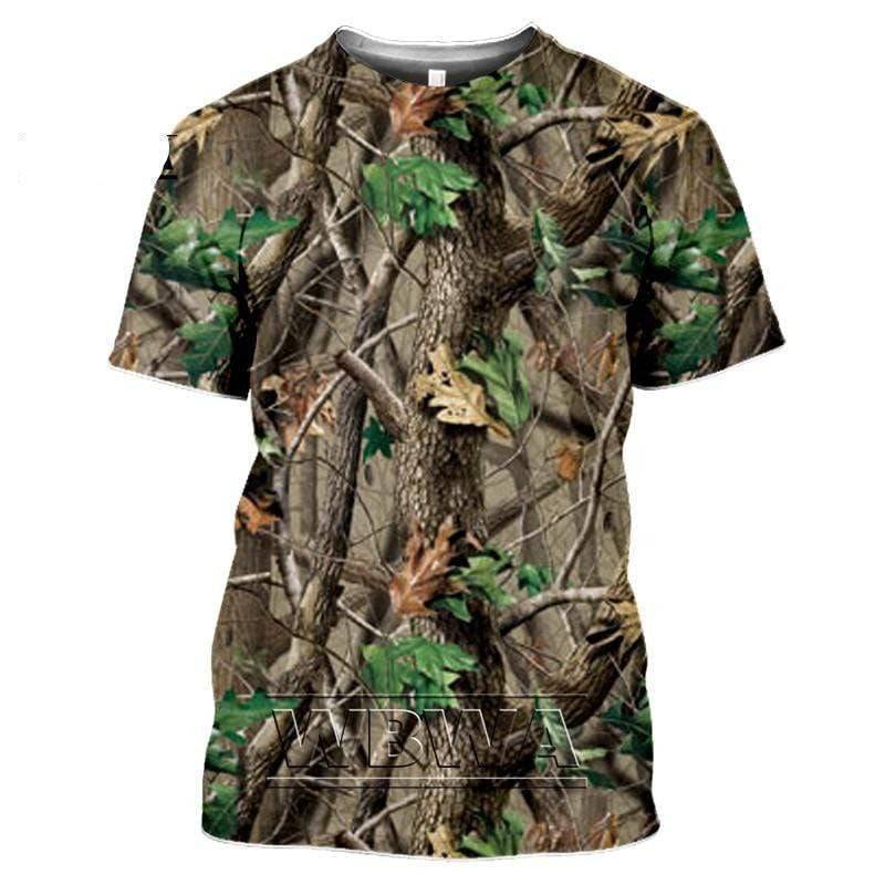 Outdoor Adventure Camouflage T-Shirt for Hunting Activities