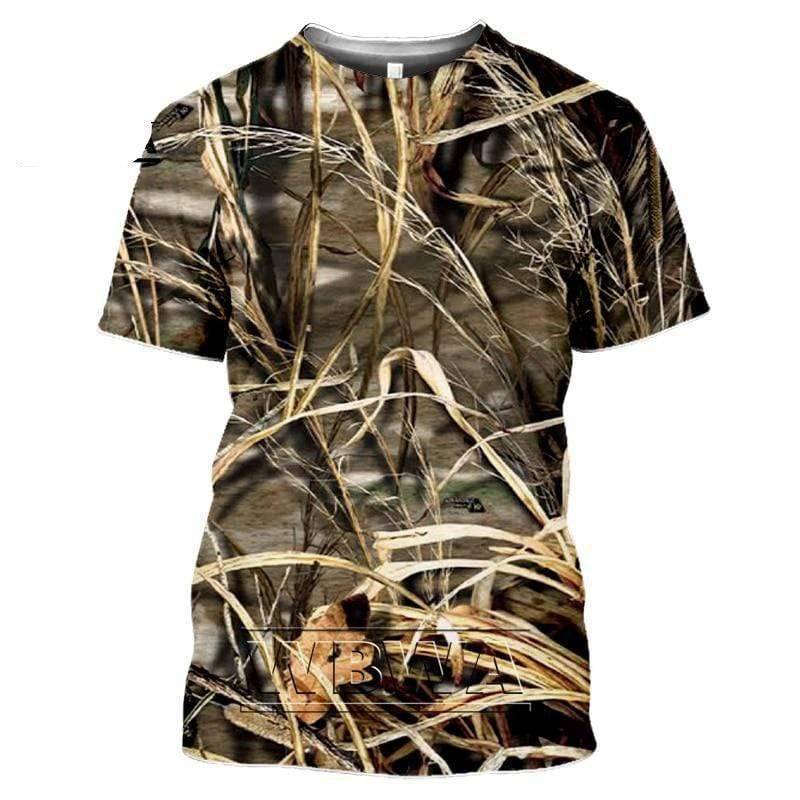 Outdoor Adventure Camouflage T-Shirt for Hunting Activities