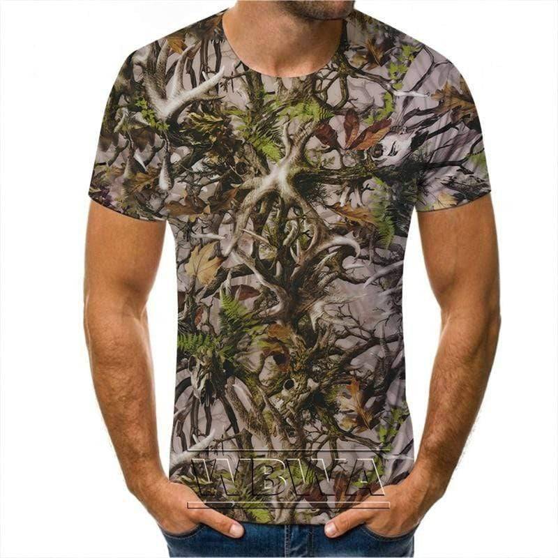 Outdoor Adventure Camouflage T-Shirt for Hunting Activities