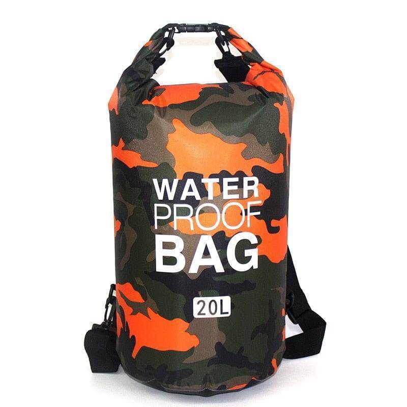 Waterproof Dry Bag Backpack in Camouflage PVC