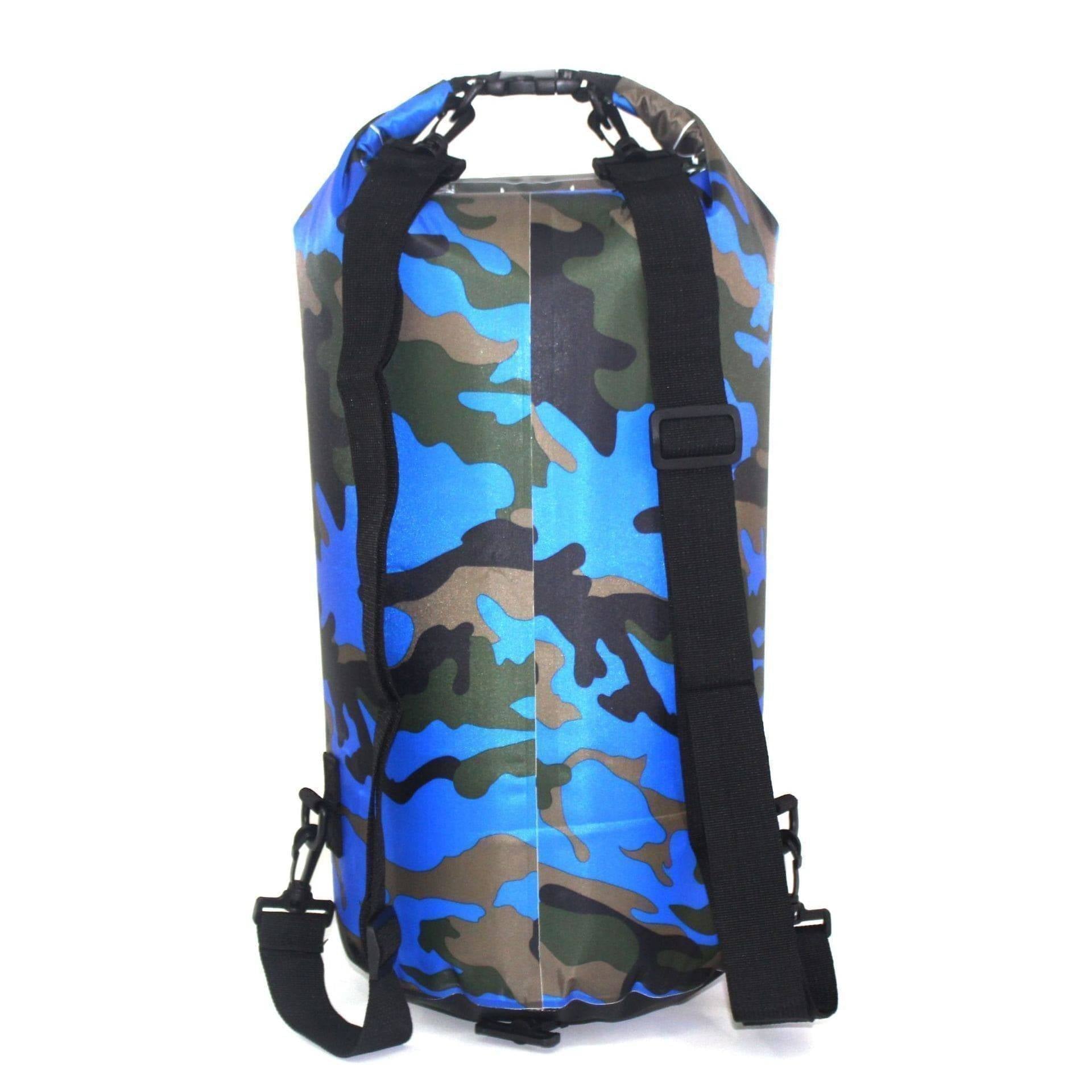 Waterproof Dry Bag Backpack in Camouflage PVC