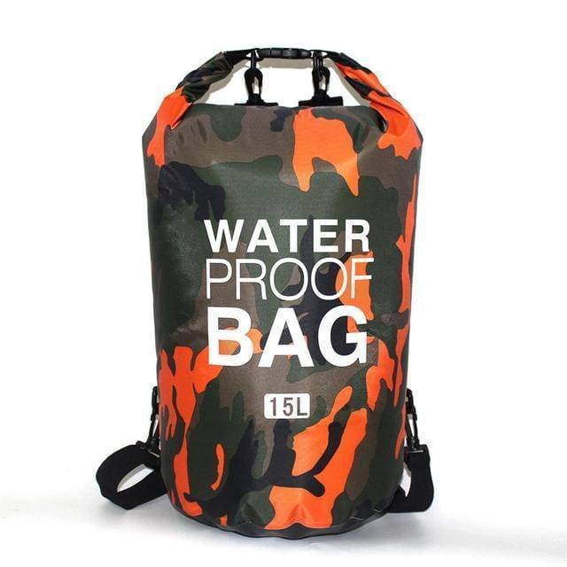 Waterproof Dry Bag Backpack in Camouflage PVC