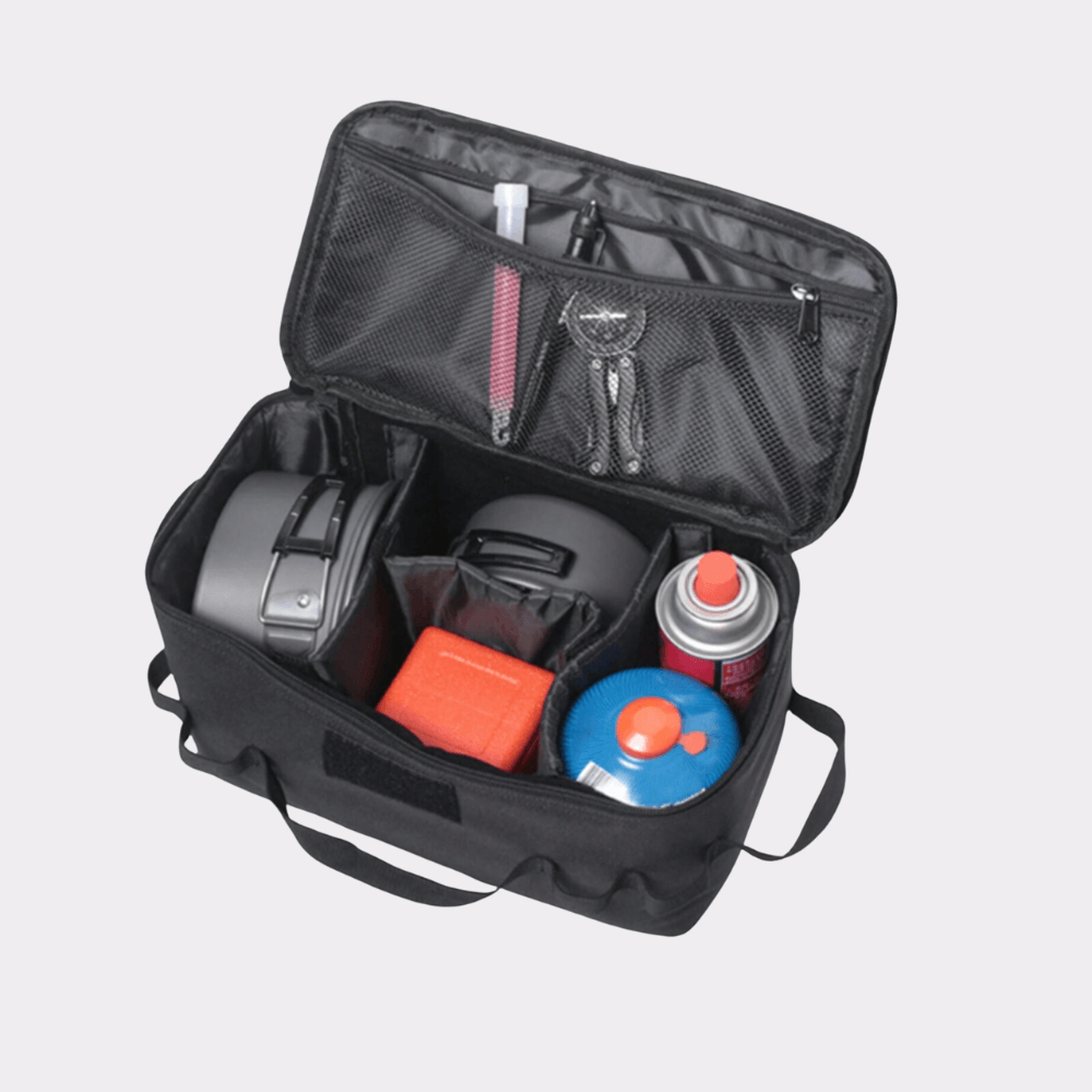 Storage Bag for Camping Cooking Equipment with Carry Handles