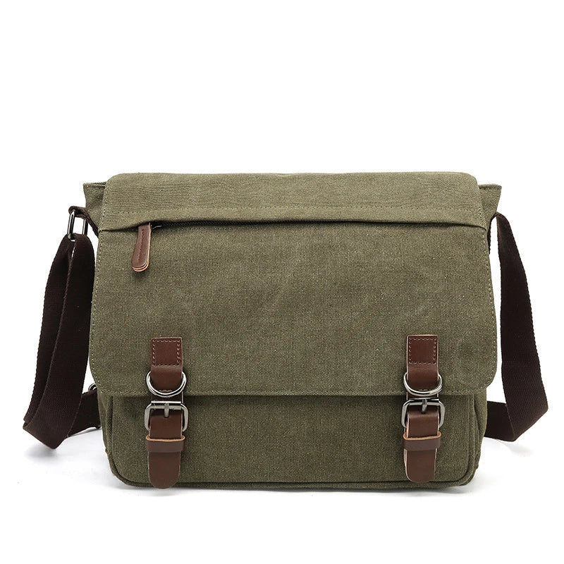 Stylish Canvas Shoulder Bag for Organized Travel