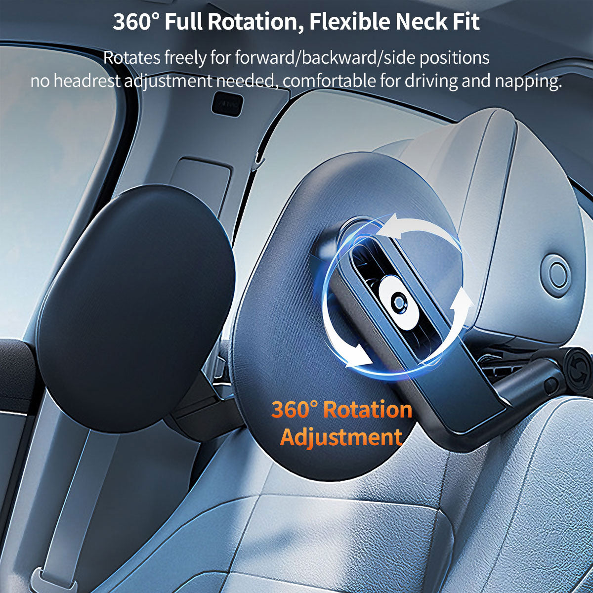 Neck Support Pillow for Car Headrests