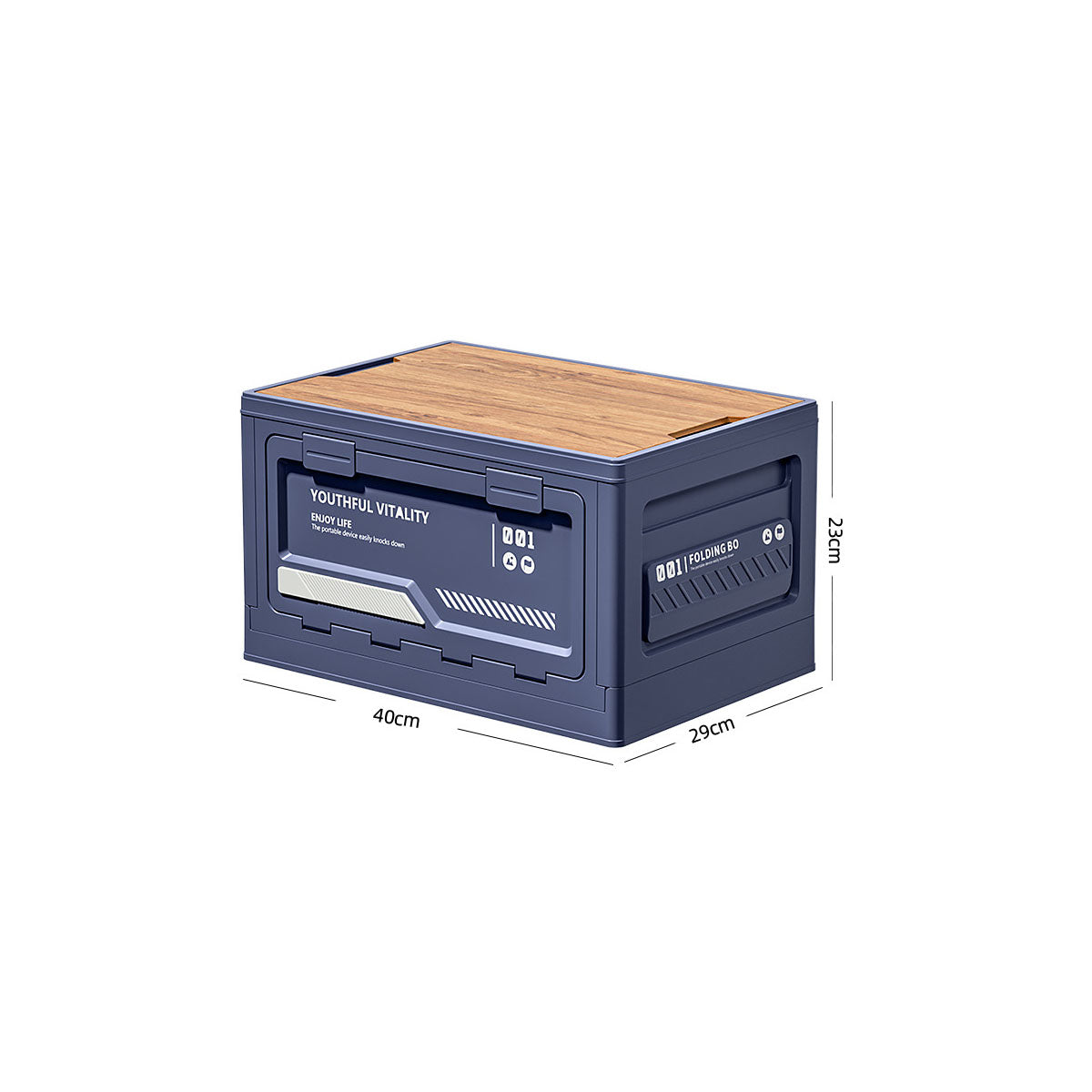 Portable Storage Container for Camping with Foldable Table