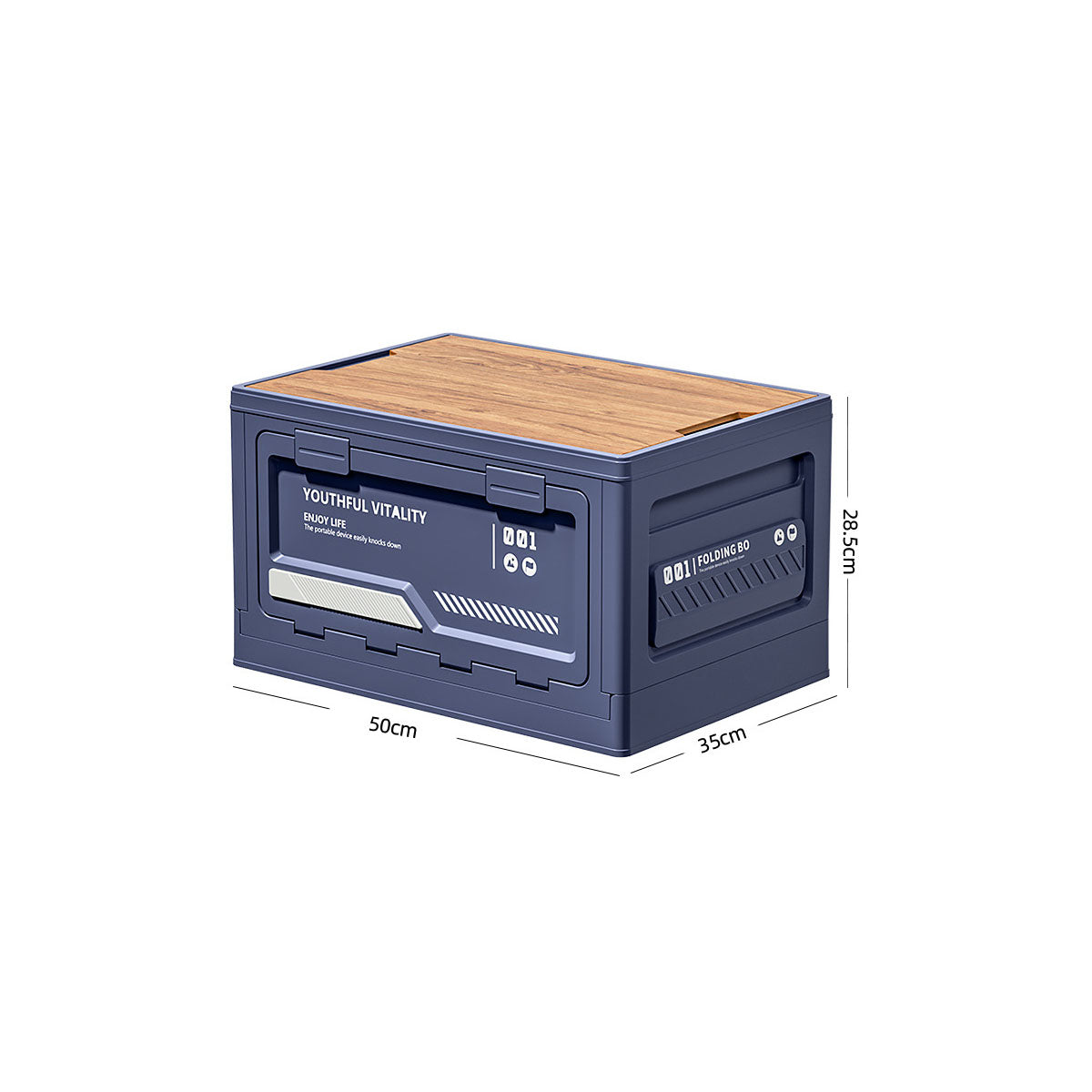Portable Storage Container for Camping with Foldable Table