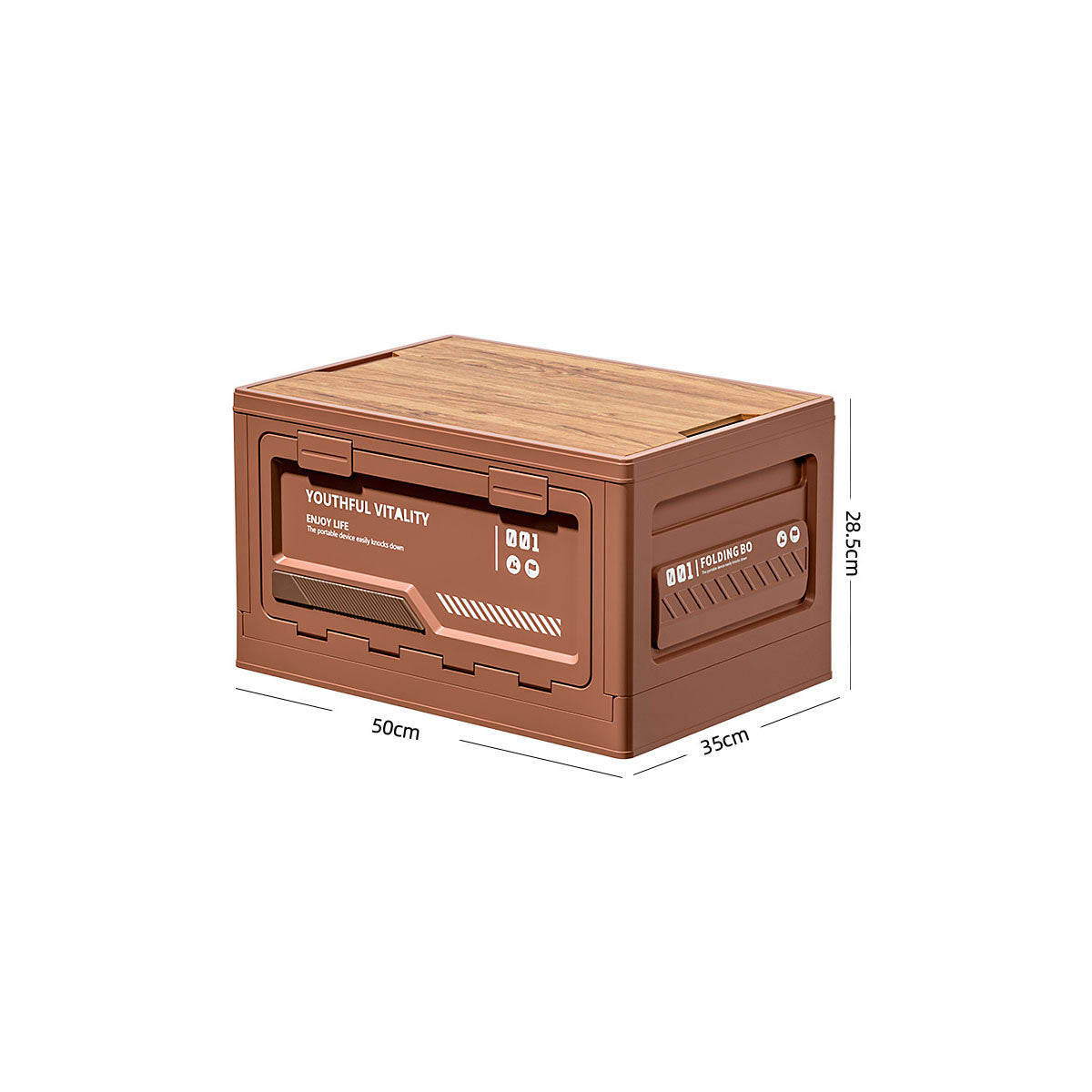 Portable Storage Container for Camping with Foldable Table