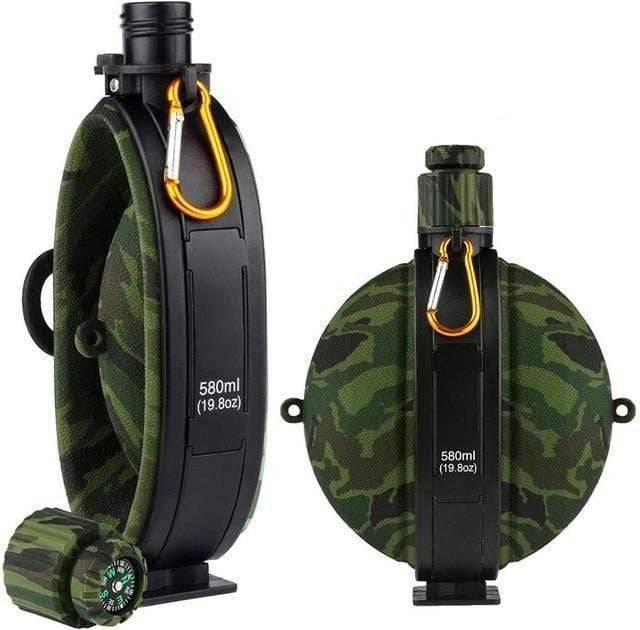 Portable Silicone Water Bottle – Foldable for Travel and Sports