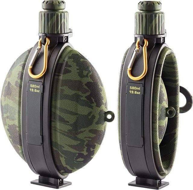 Portable Silicone Water Bottle – Foldable for Travel and Sports